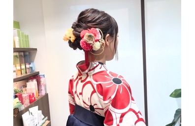 卒業式　着付け・ヘアセット
