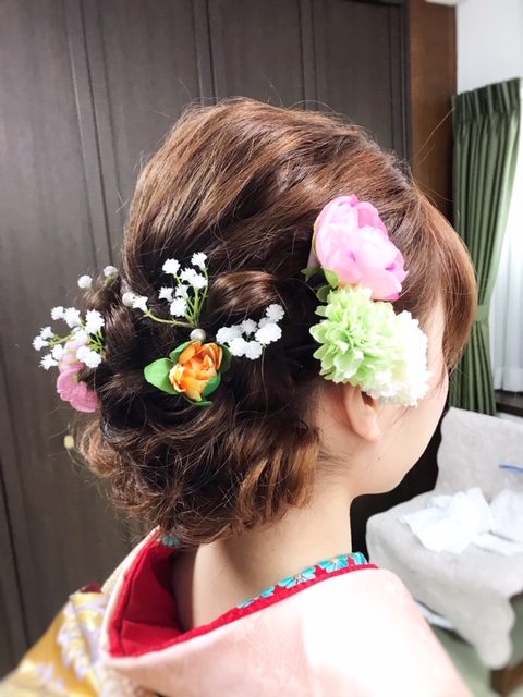 成人式　着付け・ヘアセット