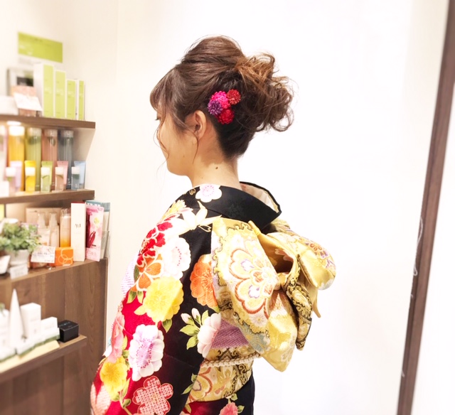 成人式　着付け・ヘアセット